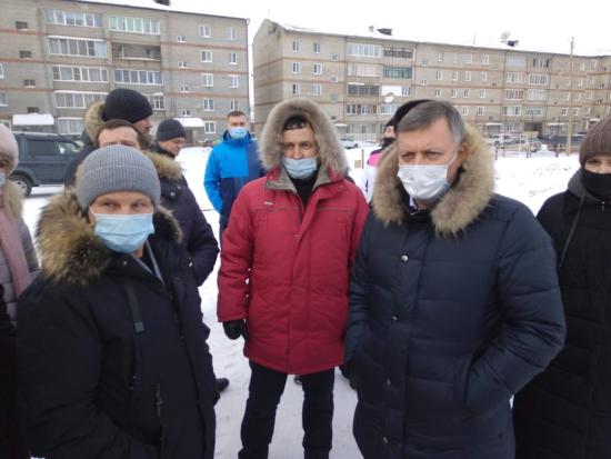 Образовательные учреждения Тайшета и района, где идет строительство и капремонт, осмотрел губернатор
