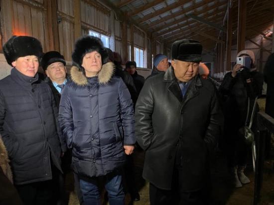 Игорь Кобзев находится в рабочей поездке в Эхирит-Булагатском районе