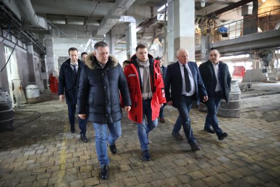 Работы на промплощадке "Усольехимпрома" продолжаются ускоренными темпами