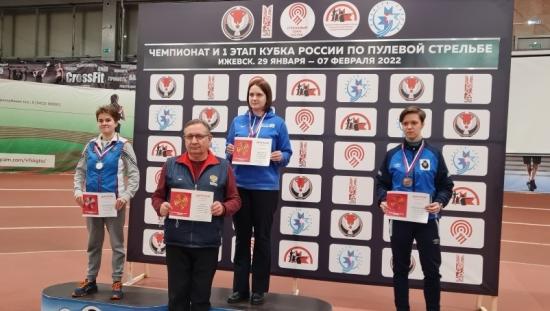 Надежда Колода заняла второе место на чемпионате России по стрельбе из пневматического оружия