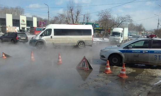 Коммунальная авария в Ново-Ленино Иркутска оставила без тепла 40 домов и детский сад