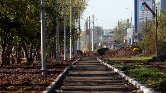 Ремонт улицы Комсомольская в Братске завершат в октябре