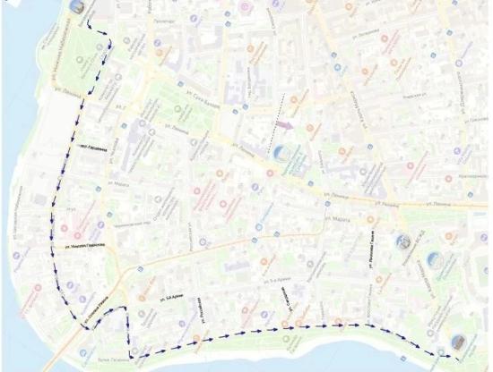 Движение транспорта перекроют в центре Иркутска 12 апреля