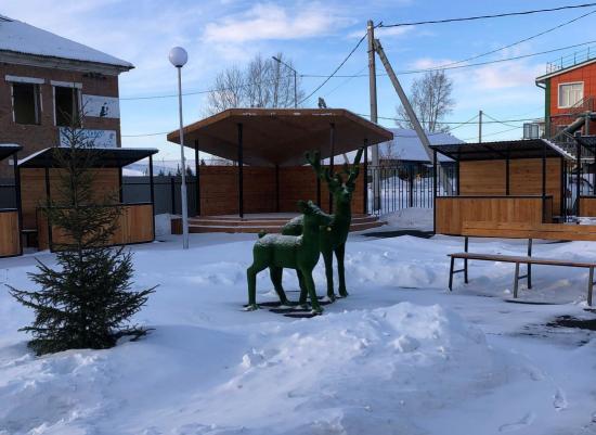 Благоустройство Краеведческого музея завершили в посёлке Новонукутский