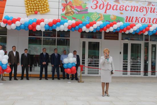 В День знаний Галина Кудрявцева приняла участие в торжественном открытии Марковской школы № 2 Иркутского района