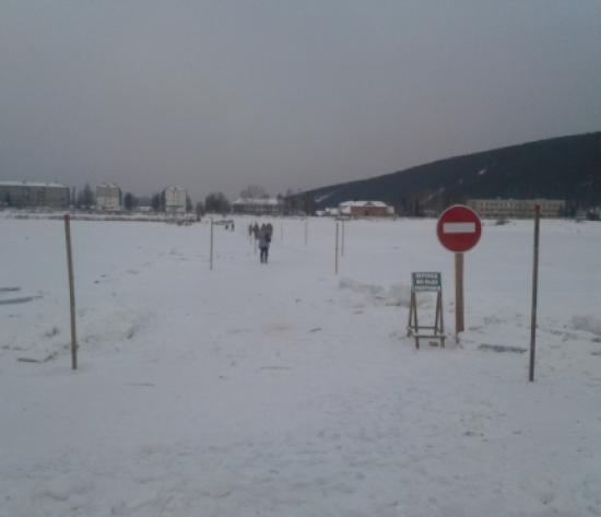 Третий пеший переход открыт на реке Лена в Киренском районе