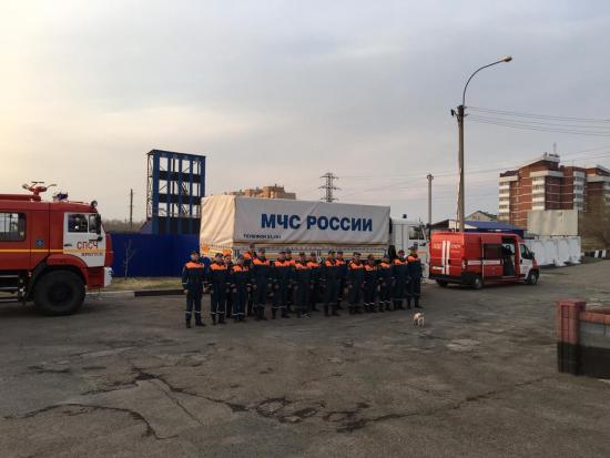 Усиленная группировка направлена на защиту от пожаров населенных пунктов Тайшетского района