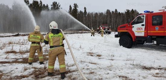 В Иркутской области проходят Всероссийские учения по подготовке к весеннему паводкоопасному и пожароопасному периоду