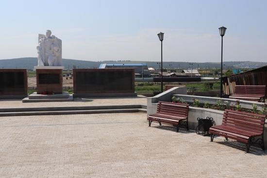 В селе Урик установили мемориал местным жителям, ушедшим на фронт