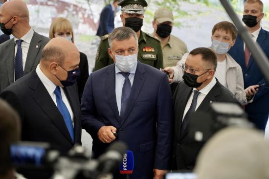 Фото пресс-службы правительства Иркутской области Иркутская область предложила Минстрою России увеличить объем господдержки развития микрорайона «Хрустальный парк»