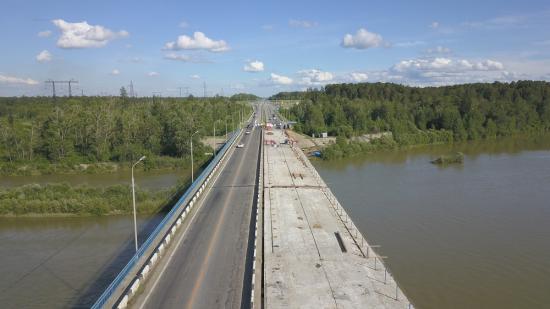 Схема движения по мосту через Китой в АГО изменится с 5 апреля