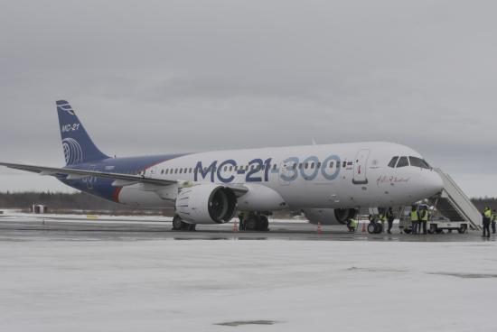Опытный самолет МС-21-300 испытают в условиях естественного обледенения в Архангельске