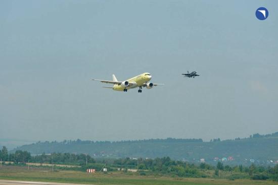 Первый серийный МС-21-310 впервые подняли в небо