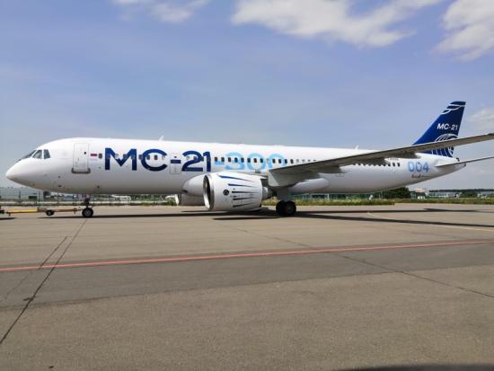 Опытный самолет МС-21-300 вернулся в Жуковский для продолжения программы испытаний