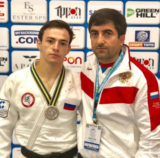 Иркутский дзюдоист Мурад Чопанов завоевал серебро на первенстве Европы в Болгарии
