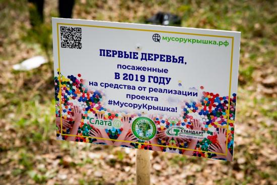 Первые деревья посадили в рамках проекта #мусоруКРЫШКА