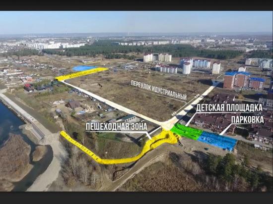 В Ангарске завершают первый этап благоустройства выхода к набережной Китоя