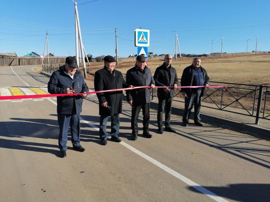 В селе Нагалык Баяндаевского района отремонтировали улицу и установили временный мост