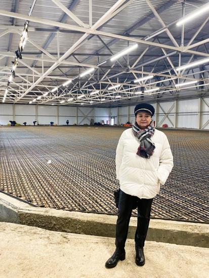 Ольга Носенко ознакомилась с ходом строительства крытого ледового катка в Пади Долгой в Иркутске