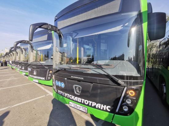 Новые автобусы выйдут на маршруты Иркутска в ближайшие месяцы