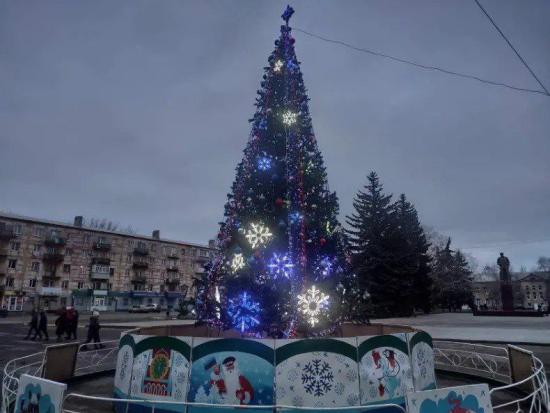 Иркутск приобрел для города Кировска ЛНР новогоднюю ель
