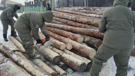 Команда «Молодежки ОНФ» заготовила 580 кубометров дров для пострадавших от наводнения в Иркутской области