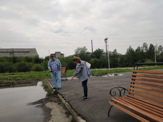 Активисты ОНФ просят власти Иркутска внимательнее отнестись к благоустройству набережной Ушаковки