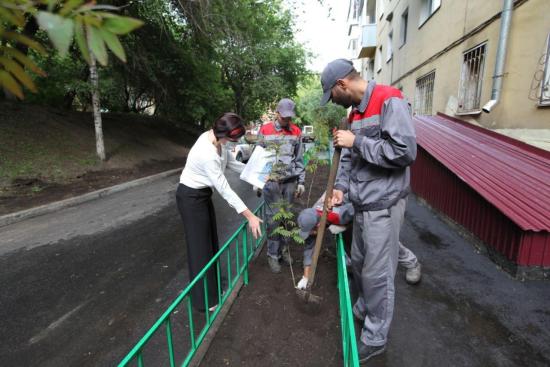 В Свердловском округе Иркутска завершается благоустройство дворов и общественных территорий