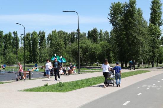 В Иркутске-2 проводят второй этап благоустройства парка «Комсомольский»