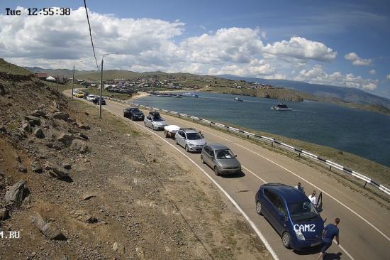Ситуацию на паромной переправе на остров Ольхон можно отслеживать в режиме онлайн