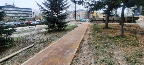 В Иркутске возобновили благоустройство территории у танка «Иркутский комсомолец»
