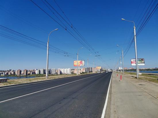 На плотине Иркутской ГЭС завершили комплексный ремонт дорожного полотна на средства Эн+