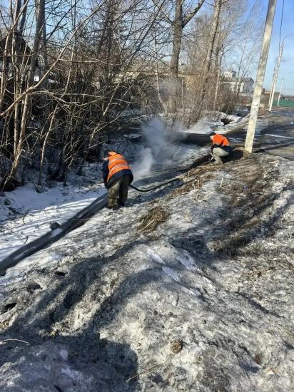 Несколько частных домовладений подтопило талыми водами в Иркутске