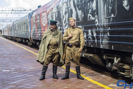 Фото Иванны Обухович Иммерсивный «Поезд Победы» прибыл в Иркутск 19 августа