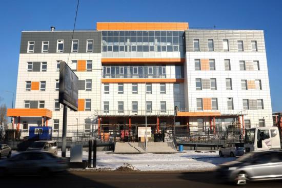 Готовность строящейся городской поликлиники № 15 в Иркутске превысила 80%