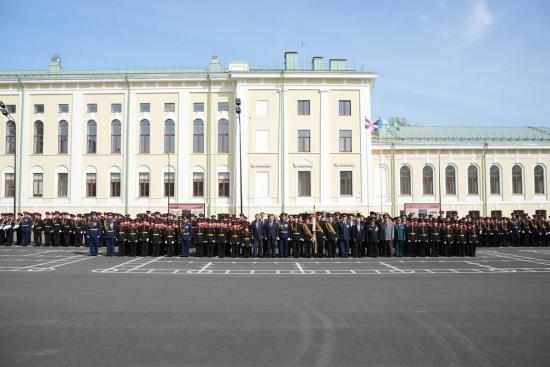 Церемония посвящения в суворовцы состоялась в Иркутском суворовском военном училище