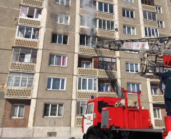 На пожаре в Ангарске спасли четверых детей и шестеро взрослых
