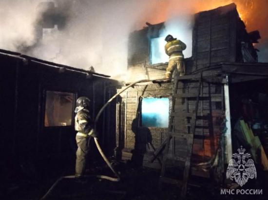 Сыновья не смогли спасти на пожаре 63-летнюю мать