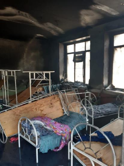 Пожар произошел в детском саду Ангарска