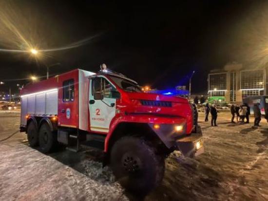 Крупный ТЦ горел в одном из сибирских городов