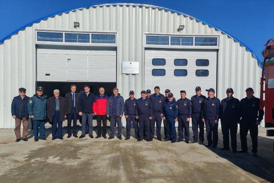 Пожарное депо открыли в деревне Зорино-Быково Иркутского района