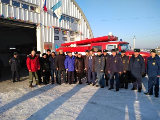 Здание пожарного депо открыто в селе Кимильтей Зиминского района