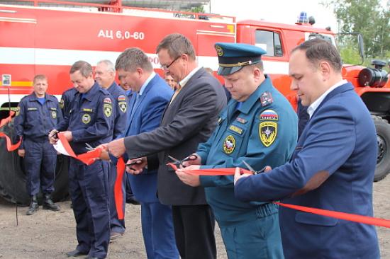 Пожарное депо открыли в Тайтурке Усольского района