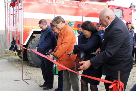 Новое пожарное депо открылось в поселке Забитуй Аларского района