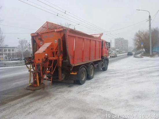 Готовность «Иркутскавтодора» к зимнему сезону проверил мэр города Руслан Болотов