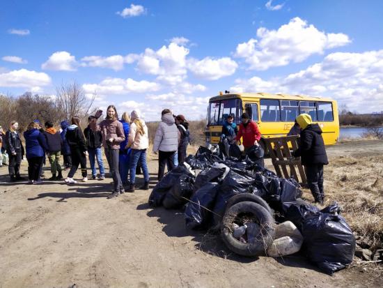 «Птичью гавань» в Иркутске очистили от мусора