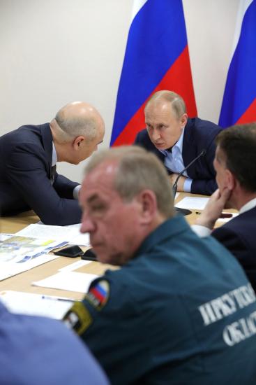 Мэры всех подтопленных территорий Иркутской области отчитались перед Президентом России