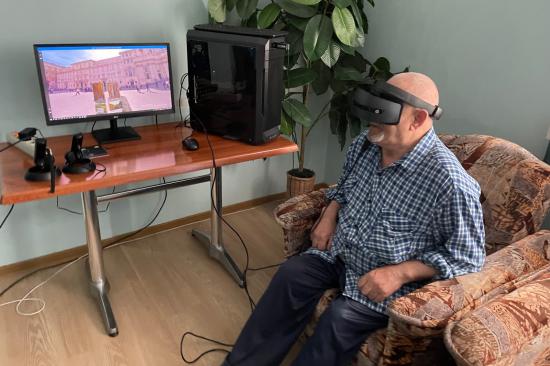 VR-технологии начали применять в реабилитационной работе в Марковском геронтологическом центре