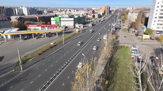 Улицу Байкальскую в Иркутске продолжат ремонтировать в этом году