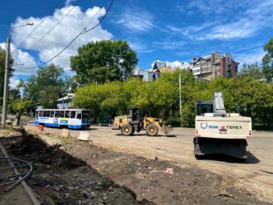 Ремонт улицы Депутатской в Иркутске продолжат после устранения замечаний